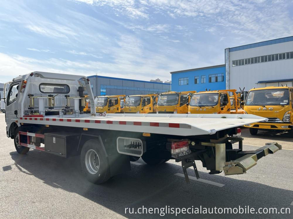 Dongfeng 4x2 Flatbed Wrecker Tow Trucks For Sale 3 Jpg